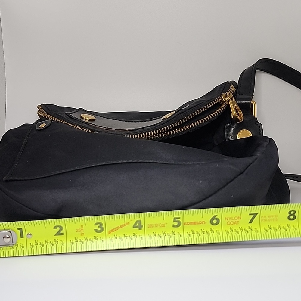 Marc By Marc Jacobs Classic Black Nylon Crossbody Bag with‎ Gold Hardware - Picture 12 of 14